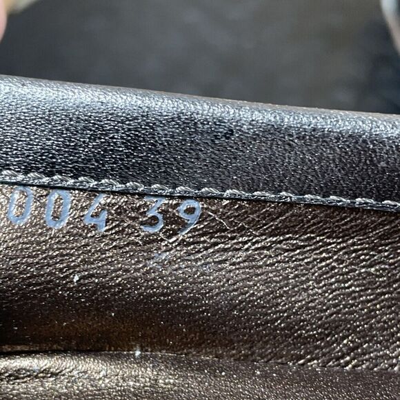 AGL Womens Size 9 Leather Ballet Wedge Heels Gray/Silver Snakeskin Toe Eur 39 - Picture 10 of 10